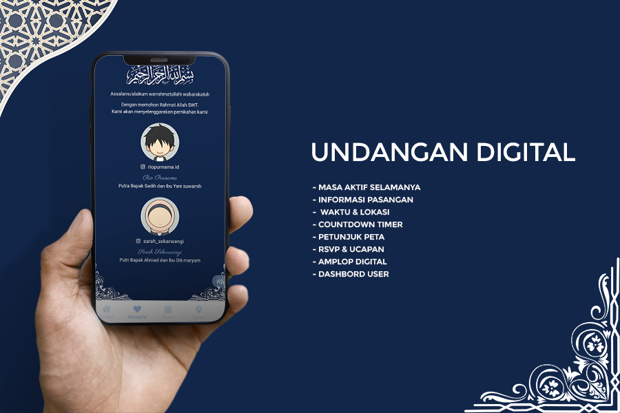 Invitation Islamic Wedding 1