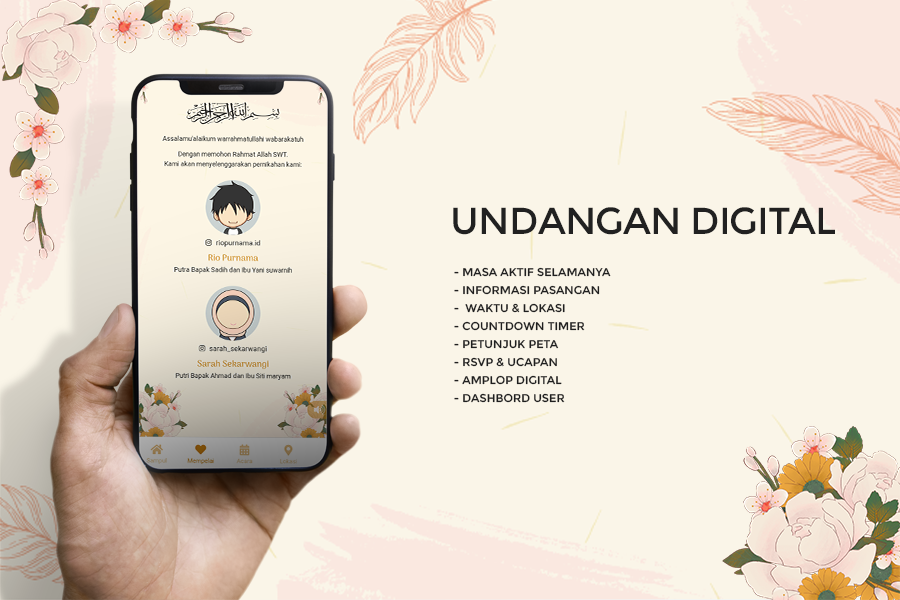 Invitation Semi Romantic